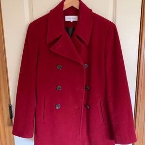 Calvin Klein Double Breasted Peacoat